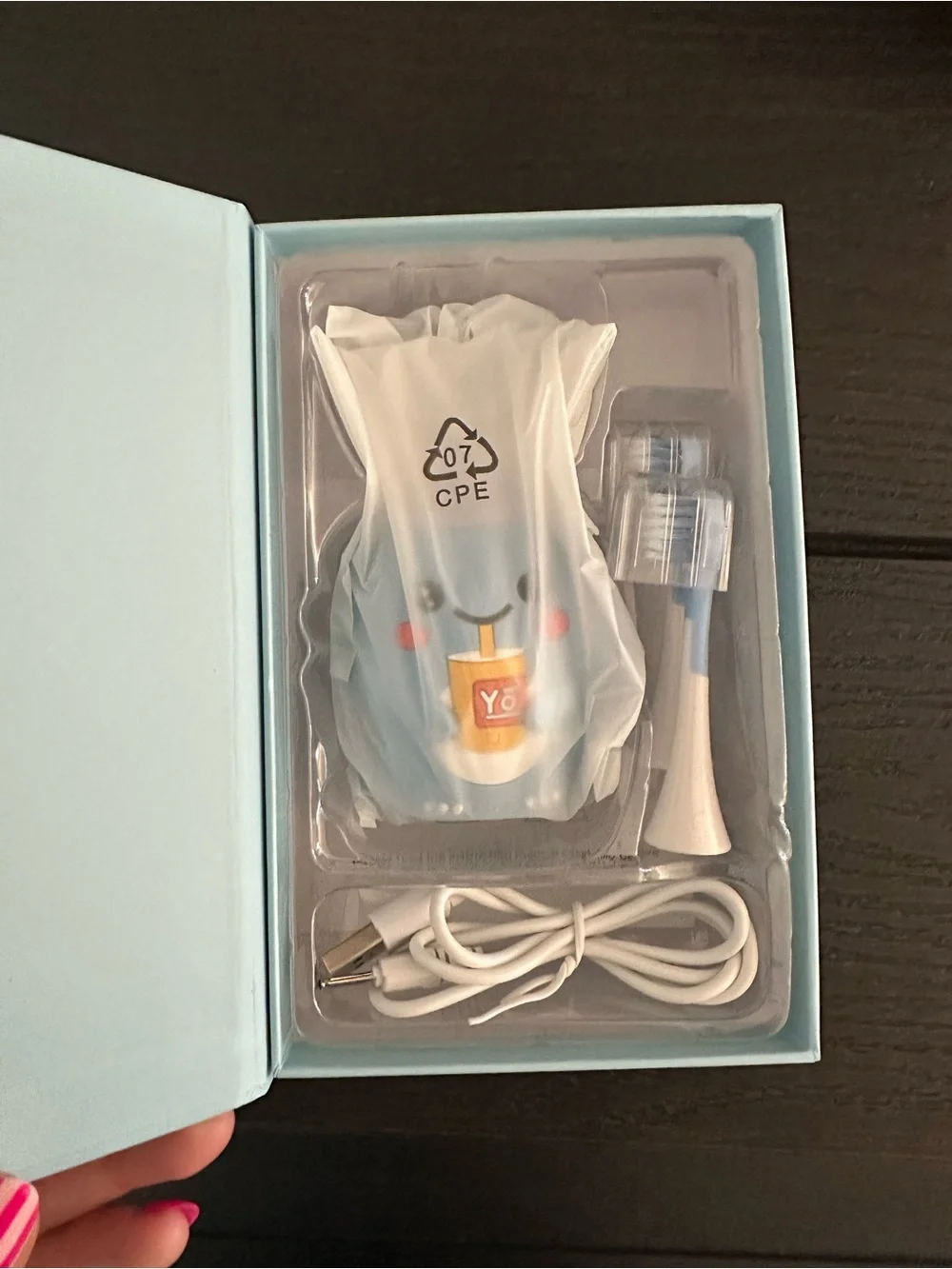 Kids 3D Sonic Toothbrush - blue